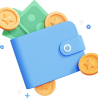 Wallet deposit icon
